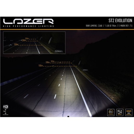 Прожектор светодиодный Lazerlamps ST2 Evolution 0002-EVO-B
