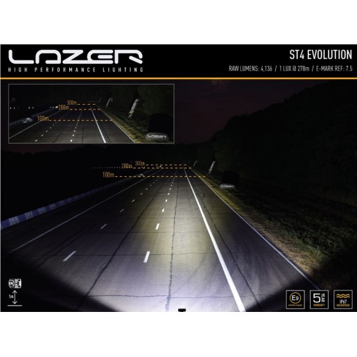 Прожектор светодиодный Lazerlamps ST4 Evolution 0004-EVO-B