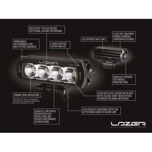 Прожектор светодиодный Lazerlamps ST6 Evolution 0006-EVO-B