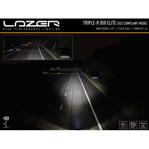  Светодиодная балка Lazerlamps TRIPLE-R 850 Elite 00R6-E3-B