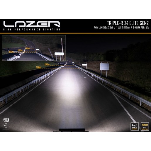 Светодиодная балка Lazerlamps Triple-R 24 Elite 00R24-G2-EL-B