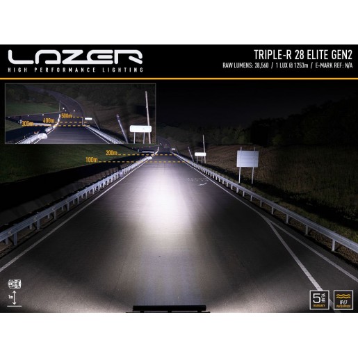 Светодиодная балка Lazerlamps Triple-R 28 Elite 00R28-G2-EL-B