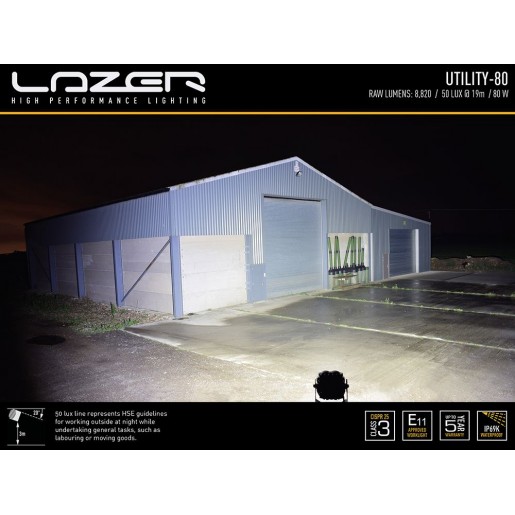 Прожектор светодиодный Lazerlamps Utility-80 #00U80