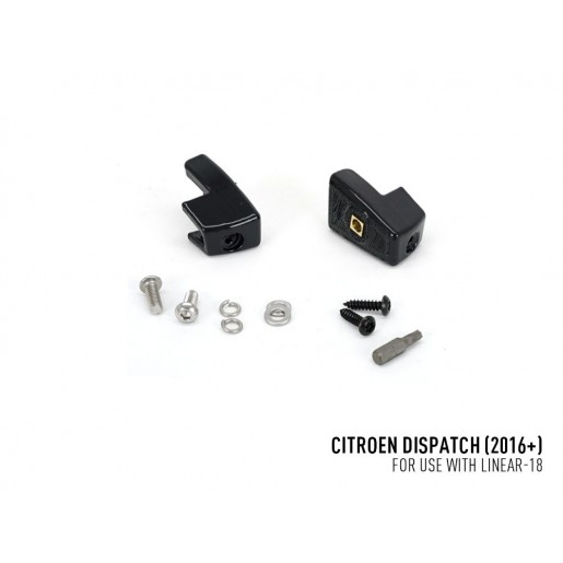 Комплект оптики на Citroen Dispatch от 2016 в решетку радиатора