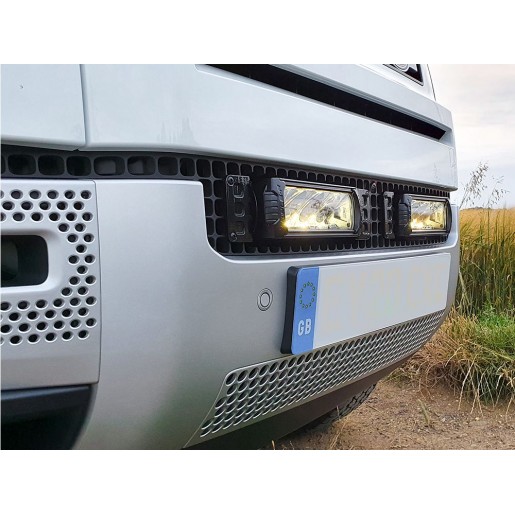 Комплект оптики для Land Rover Defender от 2020 в решетку радиатора GK-DEF-G2