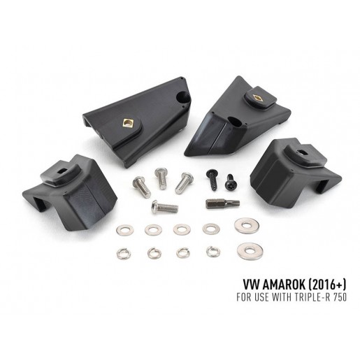 Комплект оптики на VW Amarok V6 от 2016 в решетку радиатора GK-VWA-V6-G2