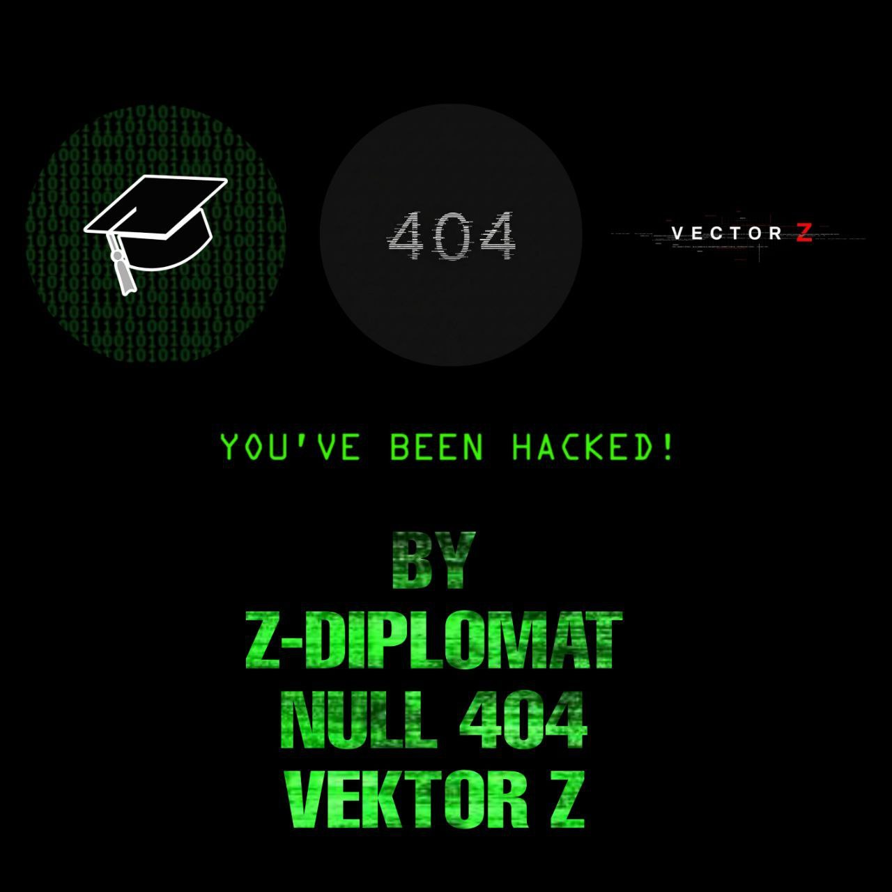 HACKERS: Z-DIPLOMAT, NULL 404, VECTOR Z